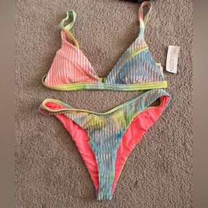 Dippin' Daisy's Vibrant Multicolor Bikini